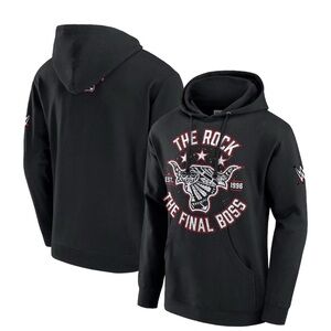 The Rock The Final Boss Pullover Hoodie - Black